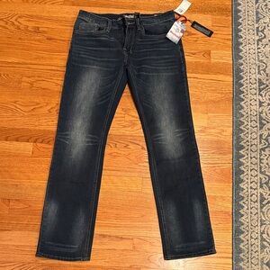 Buffalo David Bitton Men's Deep Indigo Straight Jeans